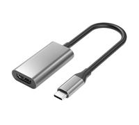 Xinsheinelry Aluminum USB C to HDTV Adapter Type to 4K@30Hz Video Sound Sync Screen Converters Heat Dissipation USB