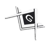 Xinsheinelry Autocollant maçonnique pour voiture - Résistant aux intempéries - Convient pour une utilisation automobile et moto - Symbole de fraternité