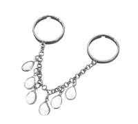 Xinsheinelry Bagues à franges géométriques ouvertes en alliage pour fêtes et usage quotidien Accessoires de mode Bagues de rencontres à franges géométriques Ouverture de doigt réglable, One Size