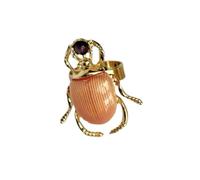 Xinsheinelry Bagues Creepy-CrawlyJewelry aux tons pastel avec diamants étincelants, design à tige ouverte pour les doigts empilables, accessoires de doigts empilables Gogga émaillé pastel, inspire les