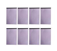 Xinsheinelry Bloc-notes déchirable, 8 pièces à 4, petit bloc-notes, papier d ' écriture, bloc-notes juridique, feuille de mémos pour l ' école et le bureau, papier ligné