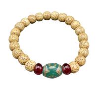 Xinsheinelry Bodhi Classique avec étoiles et lunes, léger et Robuste, Unisexe, Perles bouddhistes, pour Un Usage Quotidien et Les Voyages, chaîne à Main Moderne, Perles de Lune, Accessoire de Mode