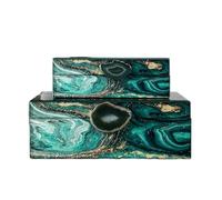 Xinsheinelry Boîte à bijoux spacieuse avec des designs élégants pour femmes, bagues, bracelets et accessoires, organisation de la maison, affichage de bijoux de luxe