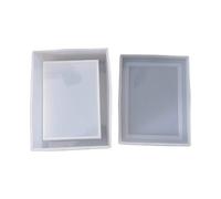 Xinsheinelry Boîte à mouchoirs en silicone robuste pour castes, fournitures pour la fabrication de bijoux et sous-verres, rangement de mouchoirs