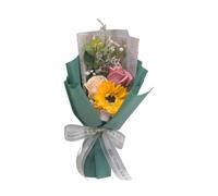 Xinsheinelry Bouquets de fleurs artificielles pour cérémonie de remise de diplôme, Saint-Valentin, fête des mères, pétales de fleurs artificielles