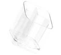 Xinsheinelry Brosse À Dents Murale Robuste pour Brosses Électriques Usage Familial Facile Nettoyer Étagère Adhésive Salle De Bain en Pet Brosse Dents Peu Encombrant Conception Étanche