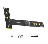 Xinsheinelry Carte D'extension 20CM pour Appareils PCIe4.0 Circuit Imprimé Plaqué Or FPC Assure Le De Données Kit D'extension SSD Hautes