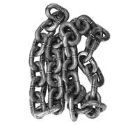 Xinsheinelry Chaîne en fer synthétique qui ressemble à une laisse légère, fausse chaîne confortable et sûre pour chien