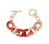 Xinsheinelry Chaîne en résine de couleur bonbon - Accessoire de bijoux tendance pour un usage quotidien ou une soirée, One Size, Comme décrit