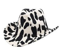 Xinsheinelry Chapeau léger imprimé vache femme homme feutre dames chapeaux fête épais chapeau bonnet homme coupe-vent, bordeaux, S/L