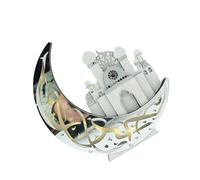 Xinsheinelry Châteaux de lune en bois du Ramadan - Décoration lumineuse à LED pour musulmans, festival islamique, décoration de table et l'Aïd