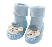 Xinsheinelry Chaussettes de pour mollet moyen pour bébé, dessin animé, apprentissage des chaussures de marche, avec antidérapant pour la maison et l ' intérieur