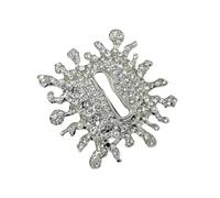 Xinsheinelry Collection de bijoux contenant un pendentif inspiré du corail scintillant et une broche complémentaire en cristal exagéré, brooch, Comme décrit, Comme décrit.