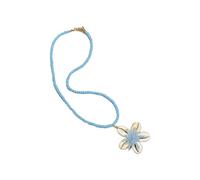 Xinsheinelry Collier de perles de coquillage réglable pour vêtements de plage et vacances, bijoux de style station balnéaire, One Size, Comme décrit, Comme décrit.