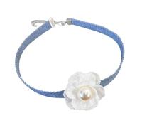Xinsheinelry Collier ras du cou gothique avec grande fleur pour femme et fille