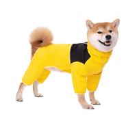 Xinsheinelry Combinaison pour chiens par mauvais temps avec fermeture éclair et bandes réfléchissantes pour améliorer la sécurité pour les activités de plein air