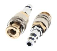 Xinsheinelry Connecteur de gonflage de pneu stable en laiton simple à utiliser pour les maisons, les garages et les ateliers de réparation automobile, valves anti-fuite