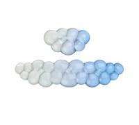 Xinsheinelry Cooling Gel Wrist Pad Set for Typing Comfort Ventilated Cloud Texture Mouse Keyboard Support Slip Resistant Ergonomic Keyboard Wrist Rest Mouse Pad Set