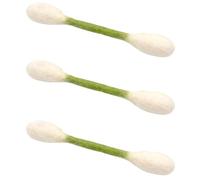 Xinsheinelry Coton-Tige en Feutre pour Chaton, Jouet de Dentition à mâcher, bâton de Coup de Pied interactif, tampons Souples de Remplacement pour Chaton, Grand Chat perçu