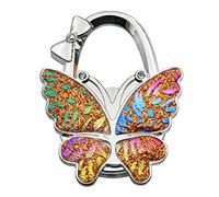 Xinsheinelry Crochet de sac à main pliable pour sac à main, cintre de table, crochet de sac de peinture, support élégant et populaire