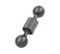 Xinsheinelry De Double 17 Mm avec Adaptateur À Vis 1/4" Guidon en Aluminium pour Accessoires Téléphone Et Caméra Bras Caméra d'action Universel