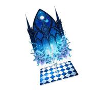 Xinsheinelry de poupée en Toile de Florale pour Affichage, ABS, Assemblage Facile, Polyvalent pour la Plupart des Figurines, de Moniteur de Poste de Travail réglable en Hauteur