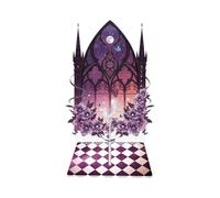 Xinsheinelry de poupée en Toile de Florale pour Affichage, ABS, Assemblage Facile, Polyvalent pour la Plupart des Figurines, de Moniteur de Poste de Travail réglable en Hauteur