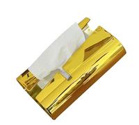Xinsheinelry Distributeur de mouchoirs en papier simple et contemporain au design unique qui améliore n'importe quel espace, 20 cm de long, élégant distributeur de mouchoirs pour décoration