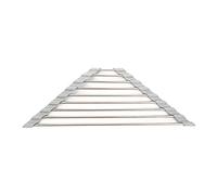 Xinsheinelry Égouttoir à vaisselle triangulaire pour évier d'angle pliable