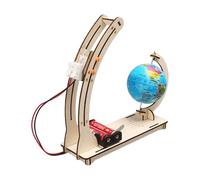 Xinsheinelry Ensemble d ' activités scientifiques en Bois innovant, Exploration de projets Scolaires à Rotation de Jour et de Nuit, Jouet éducatif en Bois