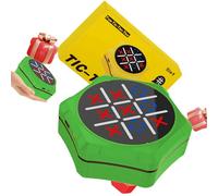 Xinsheinelry Ensemble de Jeu éducatif Polyvalent combinant des Dames Tic Toe et d'autres Jeux pour Tous Les Groupes d'âge