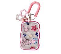 Xinsheinelry Étui de Rangement de Porte-Cartes réutilisable pour Laissez-Passer de cafétéria d ' étudiant et clés de dortoir, Portefeuille Polyvalent étanche, étui en Silicone, Housses de Pochettes