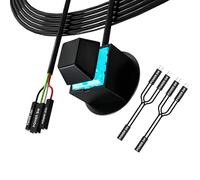 Xinsheinelry Extension d'alimentation PC en Matériau ABS Contrôle Externe sans Tracas pour Un Démarrage Rapide du Bureau Et Une Durabilité Bouton d'alimentation