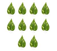 Xinsheinelry Feuilles artificielles décorative avec Ventouse décors de Feuilles colorées pour Aquariums Ornements pour Terrarium Aquariums Accessoires pour Petits réservoirs Jouet
