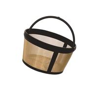 Xinsheinelry Filtre à café pratique doré robuste pour panier de 4/6/8/12 tasses