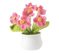 Xinsheinelry Fleurs tricotées à la Main Fleur de Lavande pour Les Bureaux de Voiture décors de Bureau à Domicile d ' Anniversaire de Valentin pour Les Femmes Fleurs tricotées à la Main