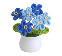 Xinsheinelry Fleurs tricotées à la Main Fleur de Lavande pour Les Bureaux de Voiture décors de Bureau à Domicile d ' Anniversaire de Valentin pour Les Femmes Fleurs tricotées à la Main