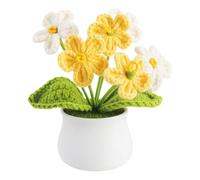 Xinsheinelry Fleurs tricotées à la Main Fleur de Lavande pour Les Bureaux de Voiture décors de Bureau à Domicile d ' Anniversaire de Valentin pour Les Femmes Fleurs tricotées à la Main