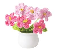 Xinsheinelry Fleurs tricotées à la Main Fleur de Lavande pour Les Bureaux de Voiture décors de Bureau à Domicile d ' Anniversaire de Valentin pour Les Femmes Fleurs tricotées à la Main