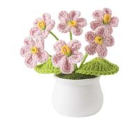 Xinsheinelry Fleurs tricotées à la Main Fleur de Lavande pour Les Bureaux de Voiture décors de Bureau à Domicile d ' Anniversaire de Valentin pour Les Femmes Fleurs tricotées à la Main