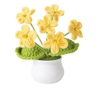 Xinsheinelry Fleurs tricotées à la Main Fleur de Lavande pour Les Bureaux de Voiture décors de Bureau à Domicile d ' Anniversaire de Valentin pour Les Femmes Fleurs tricotées à la Main