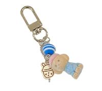 Xinsheinelry Flocage jaune / koala / chien porte-clés confortable animal pendentif porte-clés accessoire pour sacs et téléphones porte-clés, Chiot, taille unique