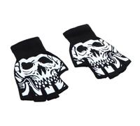 Xinsheinelry Gants thermiques tendance et élégants avec motif squelette - Pour Halloween, hiver, cyclisme, ski, escalade