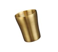 Xinsheinelry Gobelets à eau en acier inoxydable 304, utilisation à boire, double paroi, empilables, adaptés à la maison, camping, bureau, argent/doré, tasses de fête bureau