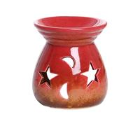 Xinsheinelry Handcraft Brûleurs d'encens en céramique en forme d'étoile et de lune pour aromathérapie, méditations, maison