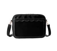 Xinsheinelry Japonais lycée filles JK femmes sacs à main et sacs à main en polyuréthane Transparent Itabag femmes sacs à bandoulière Ita bandoulière bleu