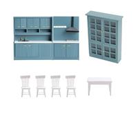 Xinsheinelry Jouet de Cuisine éducatif pour, Coffre-Fort, Pas Mortel, Armoire en chêne, Ensemble de Table pour Les activités familiales, Jouet de Cuisine en chêne à Trois Roues pour