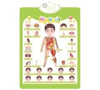 Xinsheinelry Jouet De Tableau Interactif pour Les Compétences Cognitives des Tout-Petits Jouet Éducatif Et d'apprentissage Améliorant Compétences pour Écoles Maternelles Affiche d'apprentissage