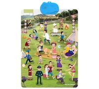 Xinsheinelry Jouet De Tableau Interactif pour Les Compétences Cognitives des Tout-Petits Jouet Éducatif Et d'apprentissage Améliorant Compétences pour Écoles Maternelles Affiche d'apprentissage