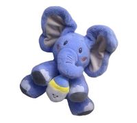 Xinsheinelry Jouet en Peluche éléphant Musical interactif, avec Oreilles Mobiles, Sons pour Jeu de rôle, Joli éléphant en Peluche Doux pour